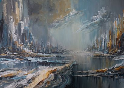 Transient City - a Paint Artowrk by Schwander Robert